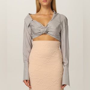 Fendi cropped blouse